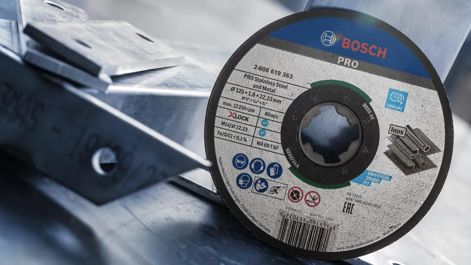 Bosch Expert PRO Stainless disco taglio 125 mm inox 10 pz