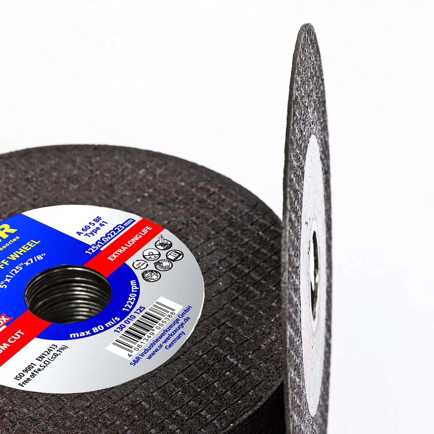 S&R dischi taglio metallo 125 mm 1 mm 15 pz inox