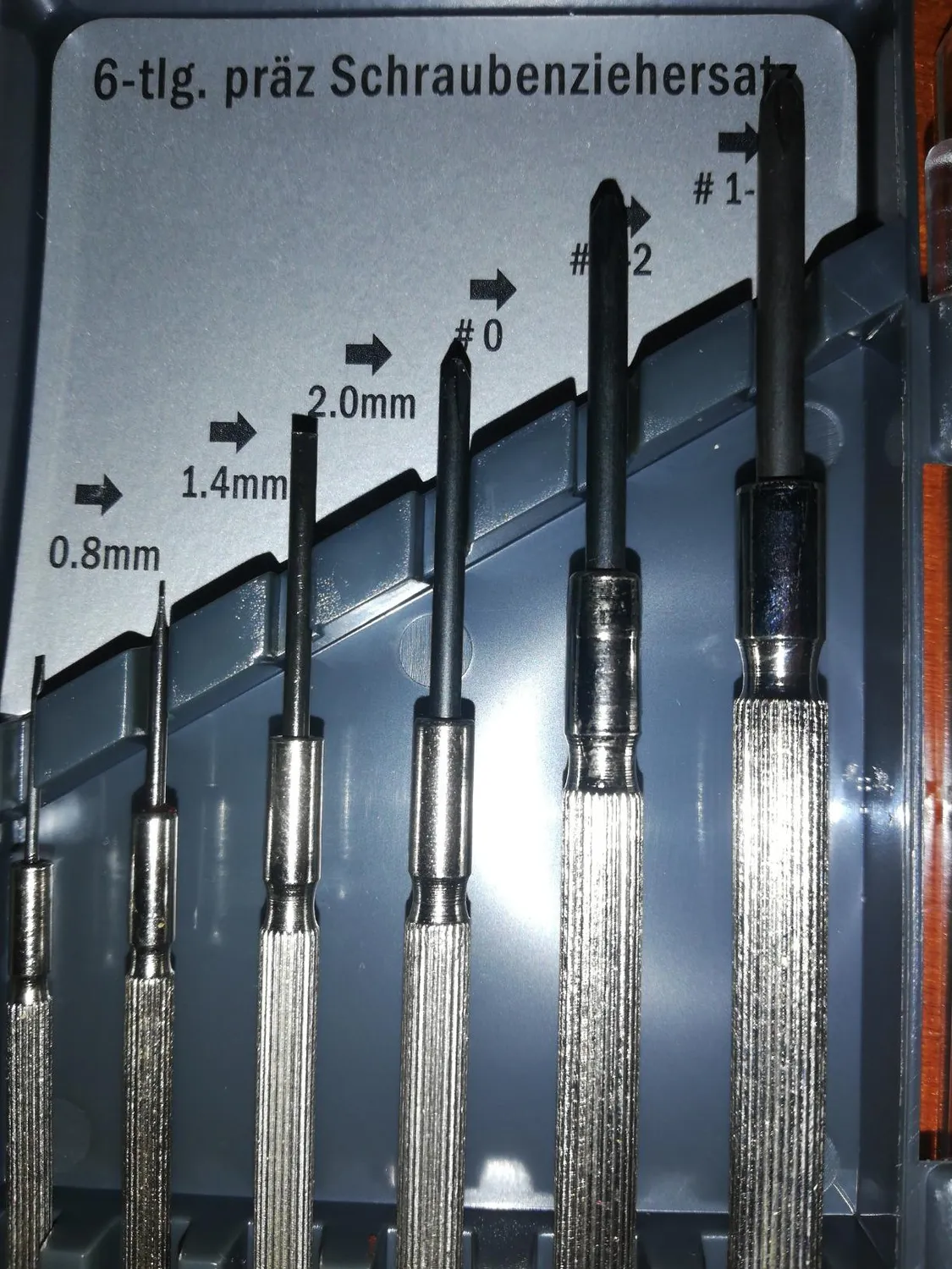 KWB 145190 cacciaviti precisione 6 pz taglio croce
