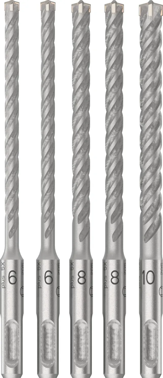 Bosch Expert PRO SDS plus-5X punte martello set 5 pezzi 6-10 mm