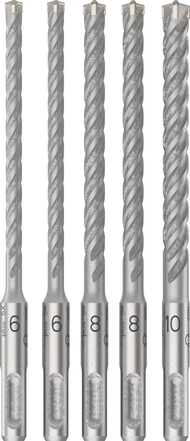 Bosch Expert PRO SDS plus-5X punte martello set 5 pezzi 6-10 mm