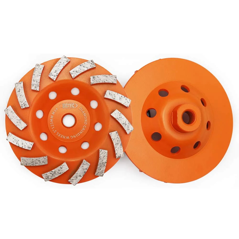 BGTEC Mola Diamantata 100mm M14 per Cemento 2 Pezzi