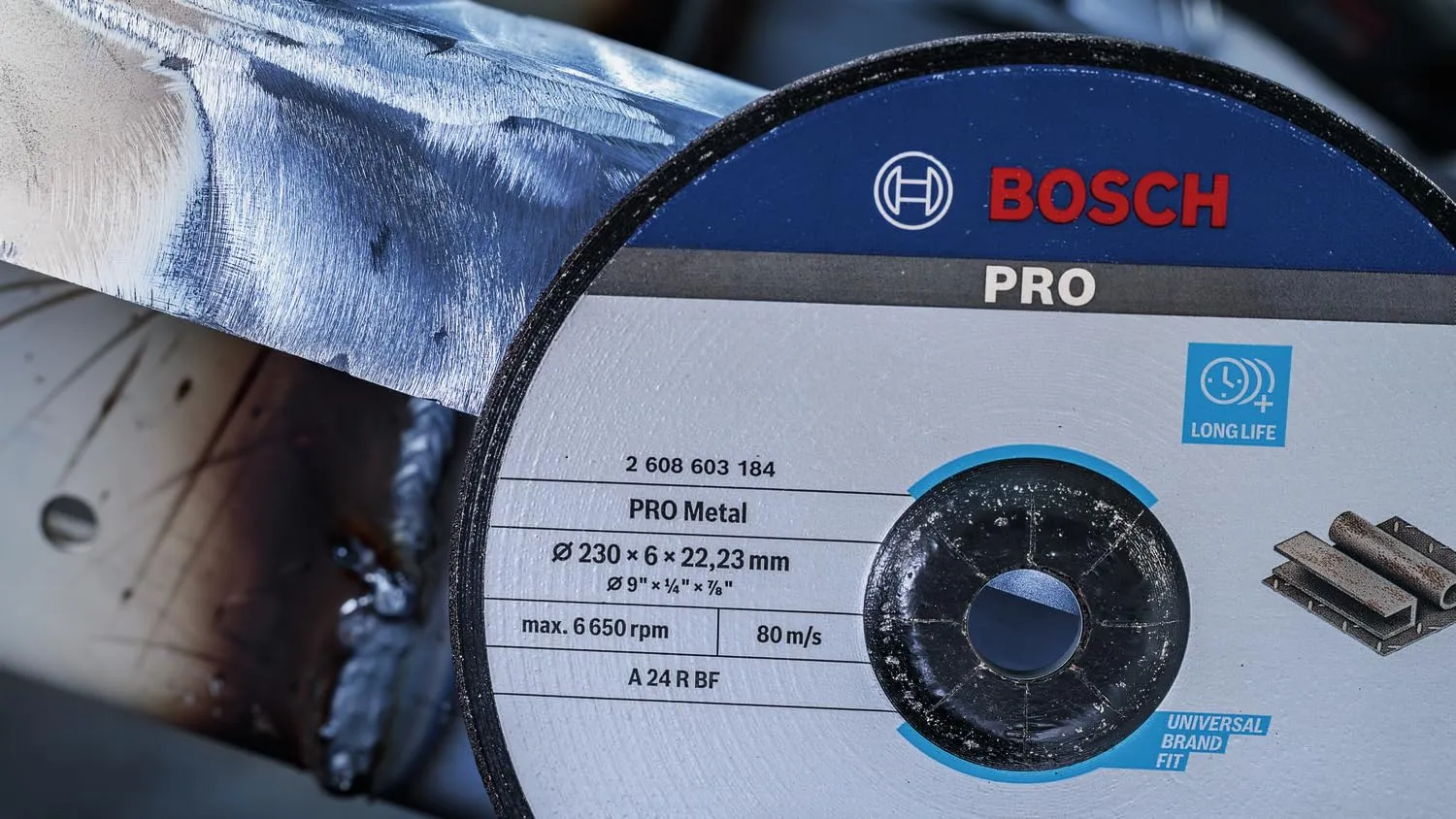 Bosch Expert Mola da Sbavo Metallo 180x8x22,23mm 1pz