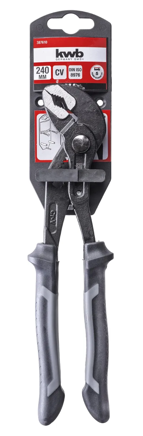 KWB 387610 pinza pappagallo 240 mm acciaio CV