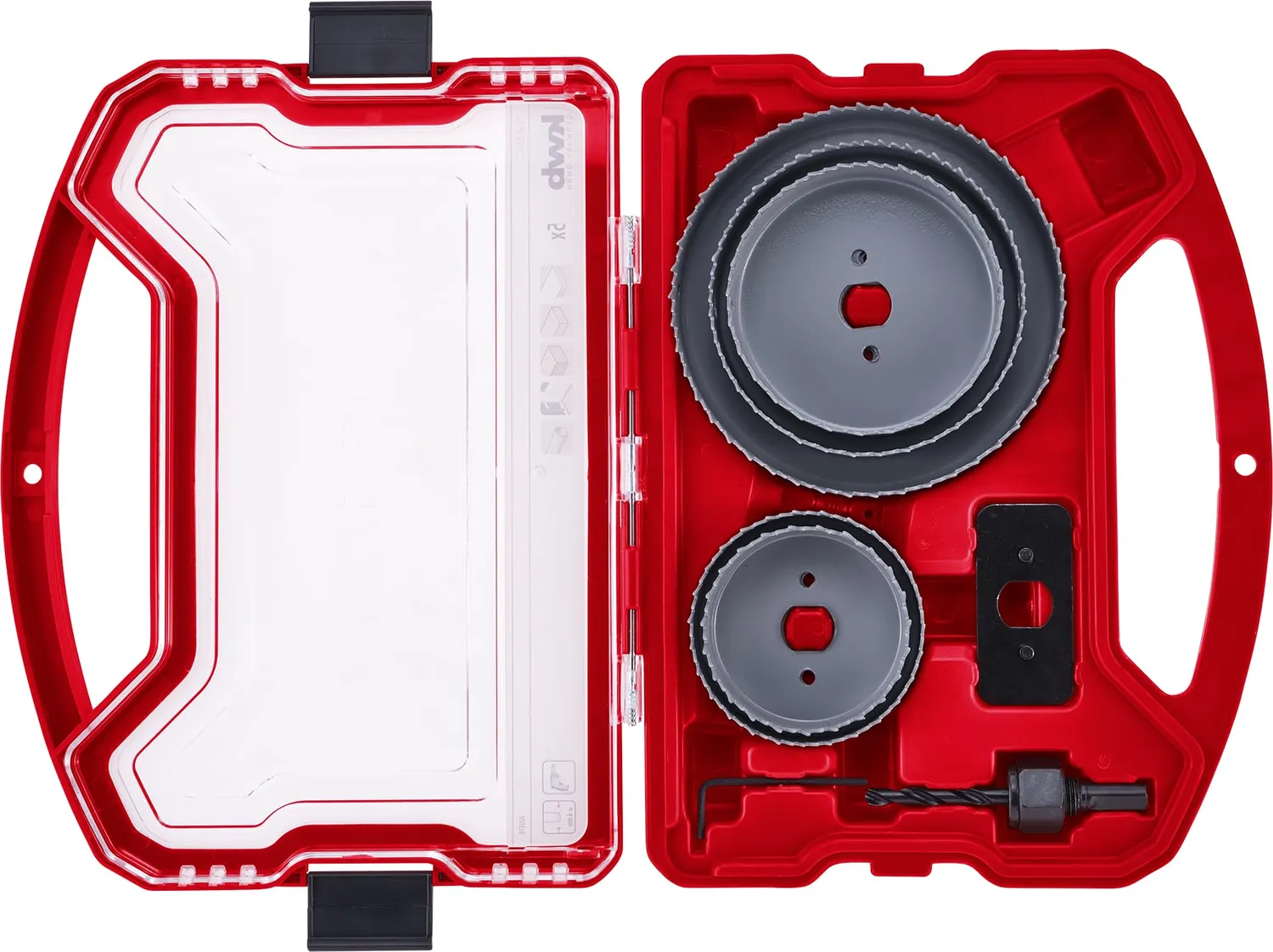 KWB Power Box 109178 set 8 pezzi seghe a tazza 67-127 mm