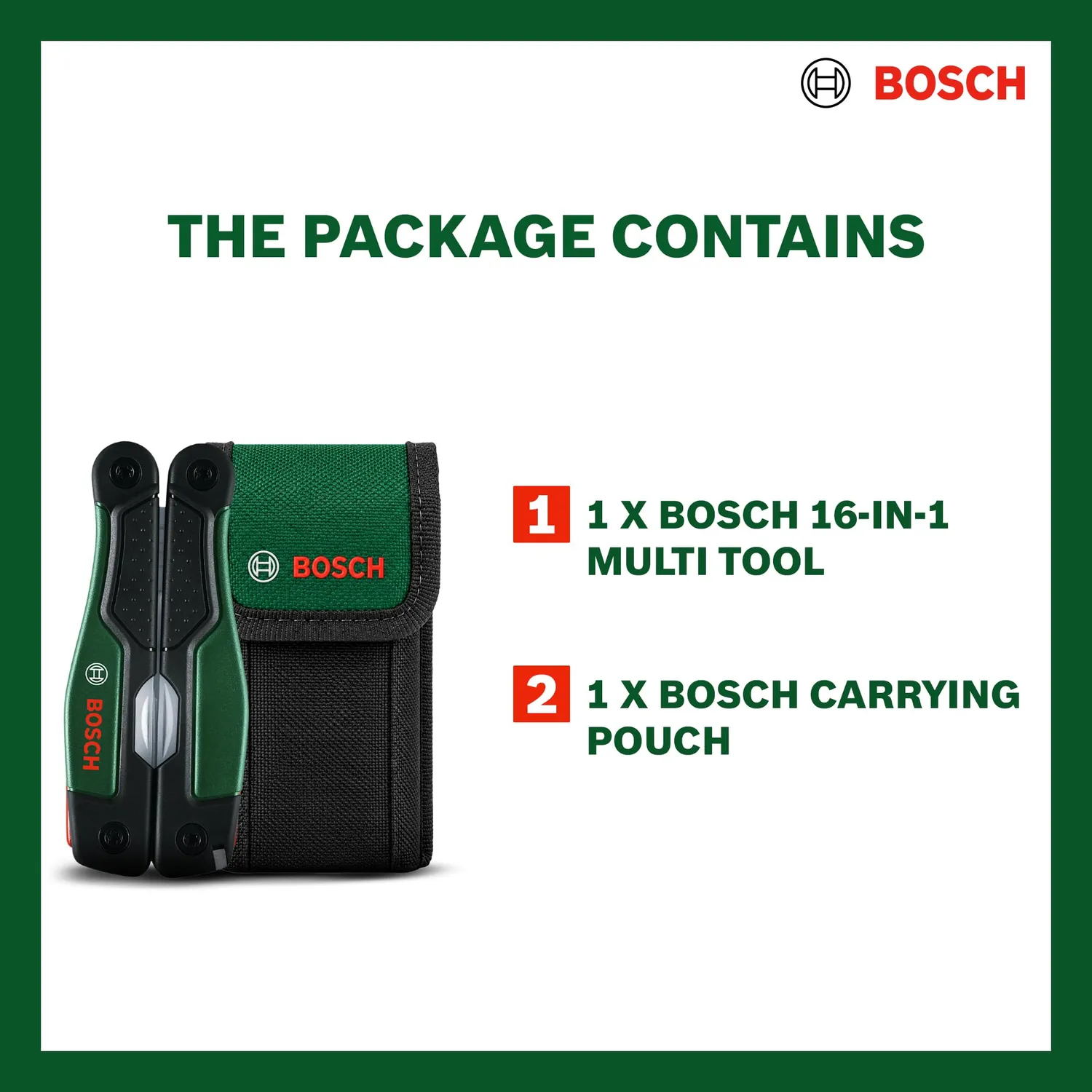 Bosch Expert 16-in-1 multiutensile pinza 16 funzioni con custodia