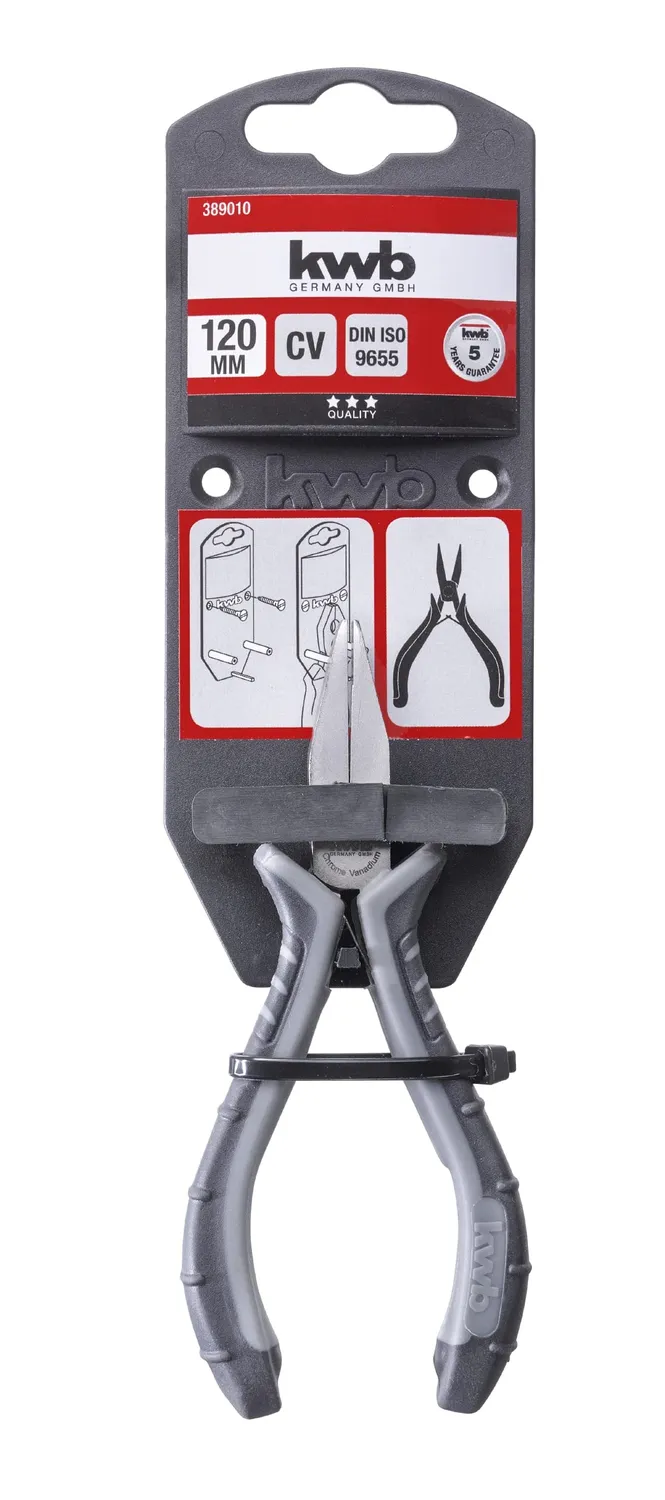 KWB Elektronik 389010 pinza a becco piatto 120 mm automatica