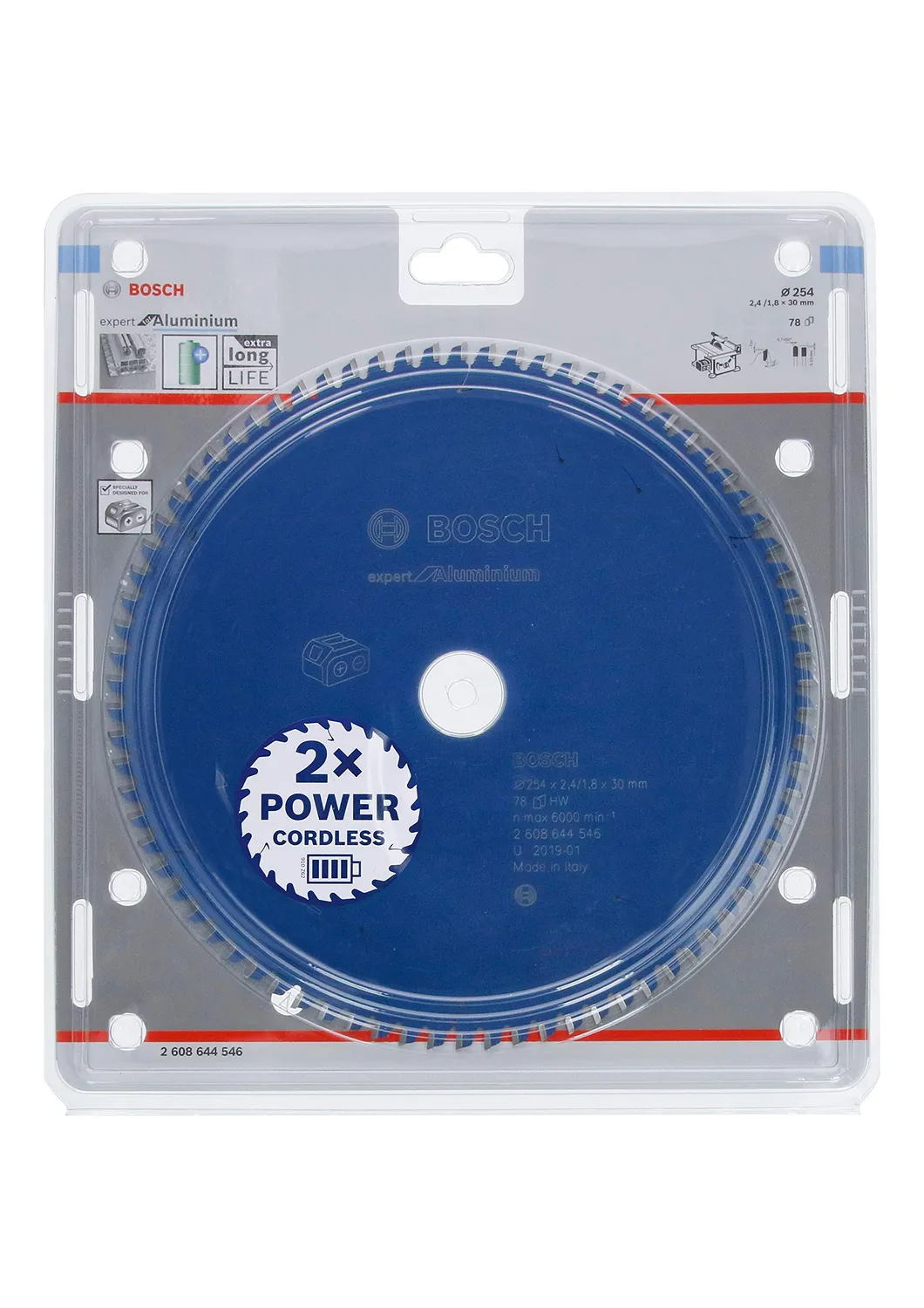 Bosch Expert lama circolare alluminio 216x30 66 denti