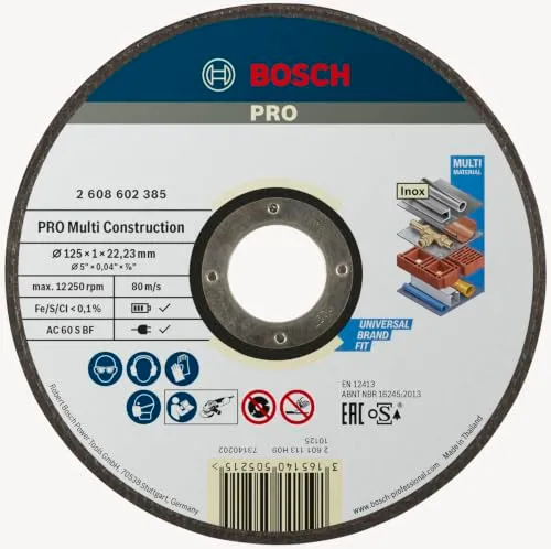 Bosch PRO Multi Construction disco taglio 125 mm