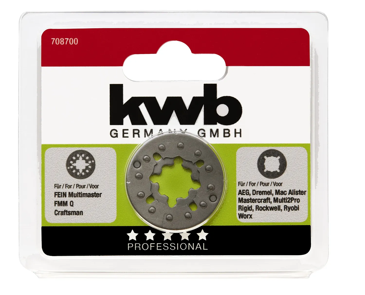 KWB adattatore universale OMT 708700 per multitool