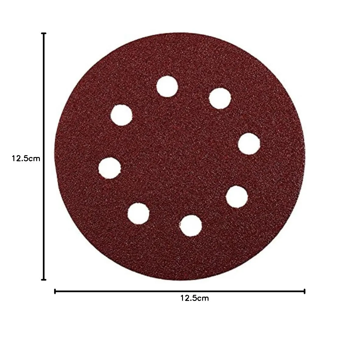 KWB disco abrasivo 125 mm 5419-04 forato velcro legno