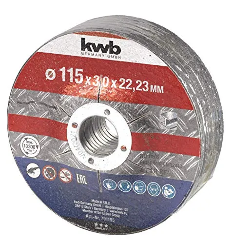 KWB Kraftixx 791195 dischi taglio metallo 115 10pz