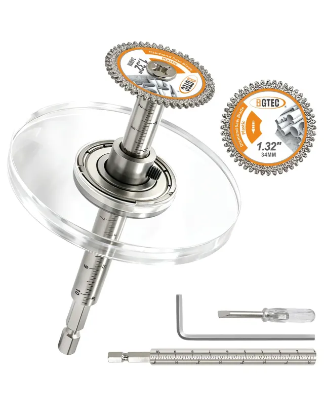 BGTEC taglierino tubi interni PVC diamantato 95 mm