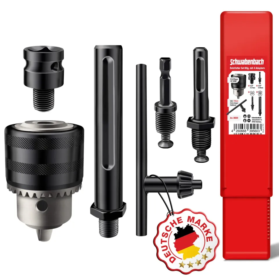 Schwabenbach mandrino autoserrante 1,5-13 mm set 6 pezzi