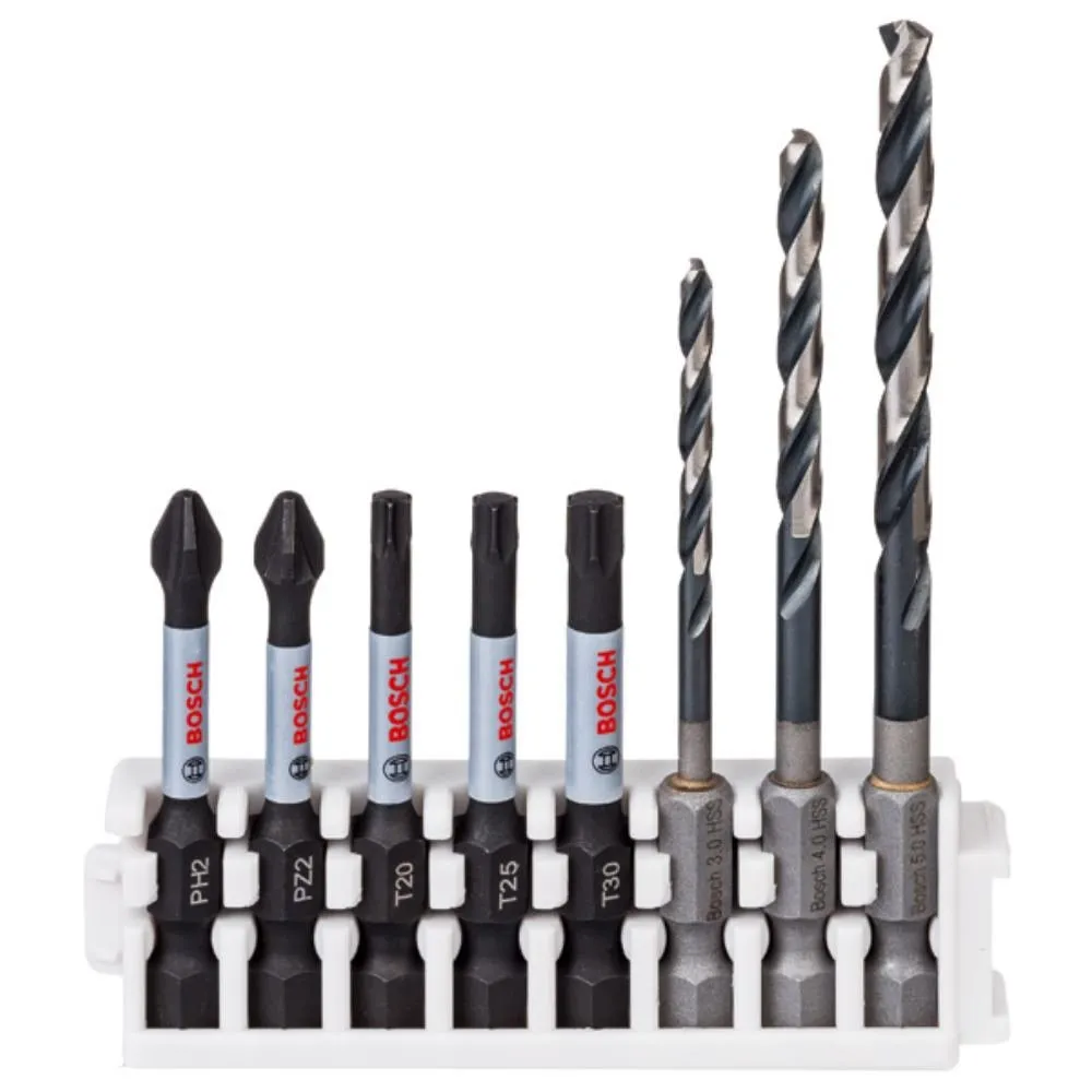 Bosch Expert Set 8 Bit Doppi 65 mm Impact Control