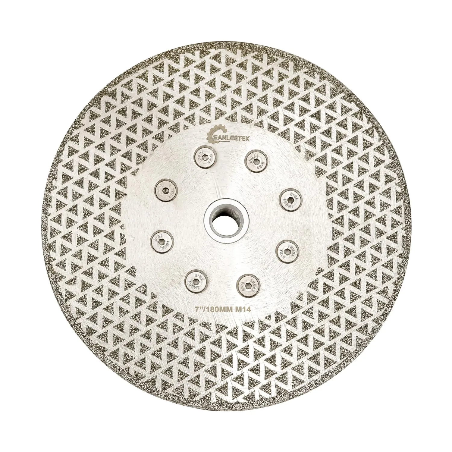 SANLEETEK Disco Diamantato 115 mm M14 Doppio Lato per gres marmo