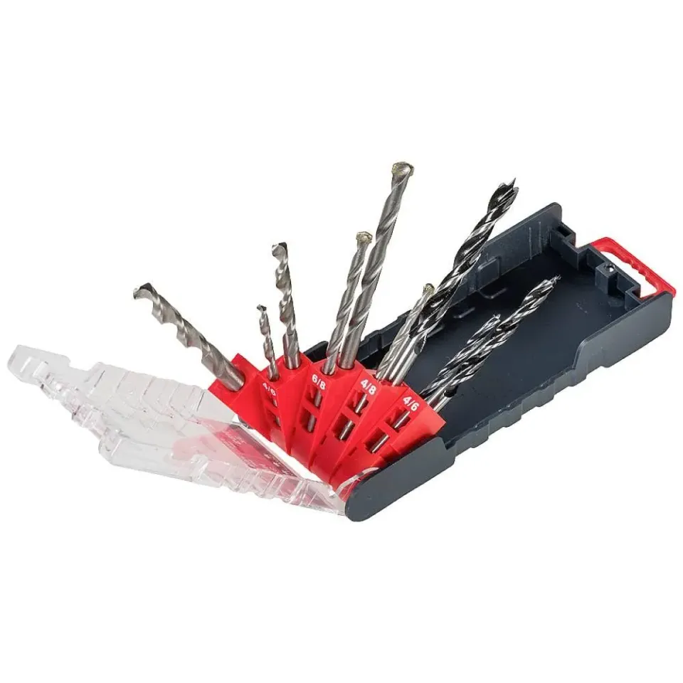 KWB PowerBox set punte combinate 9 pezzi 4-6-8 mm