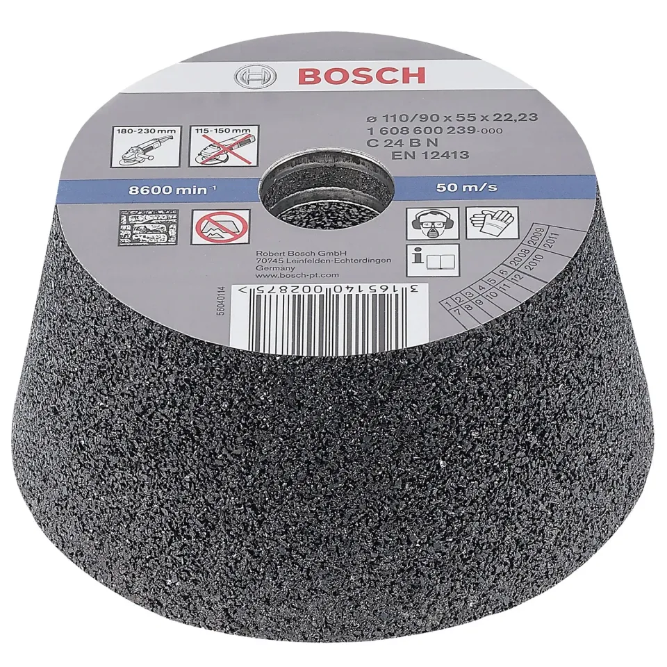 Bosch PRO Stone mola a tazza conica 110 mm per pietra e cemento