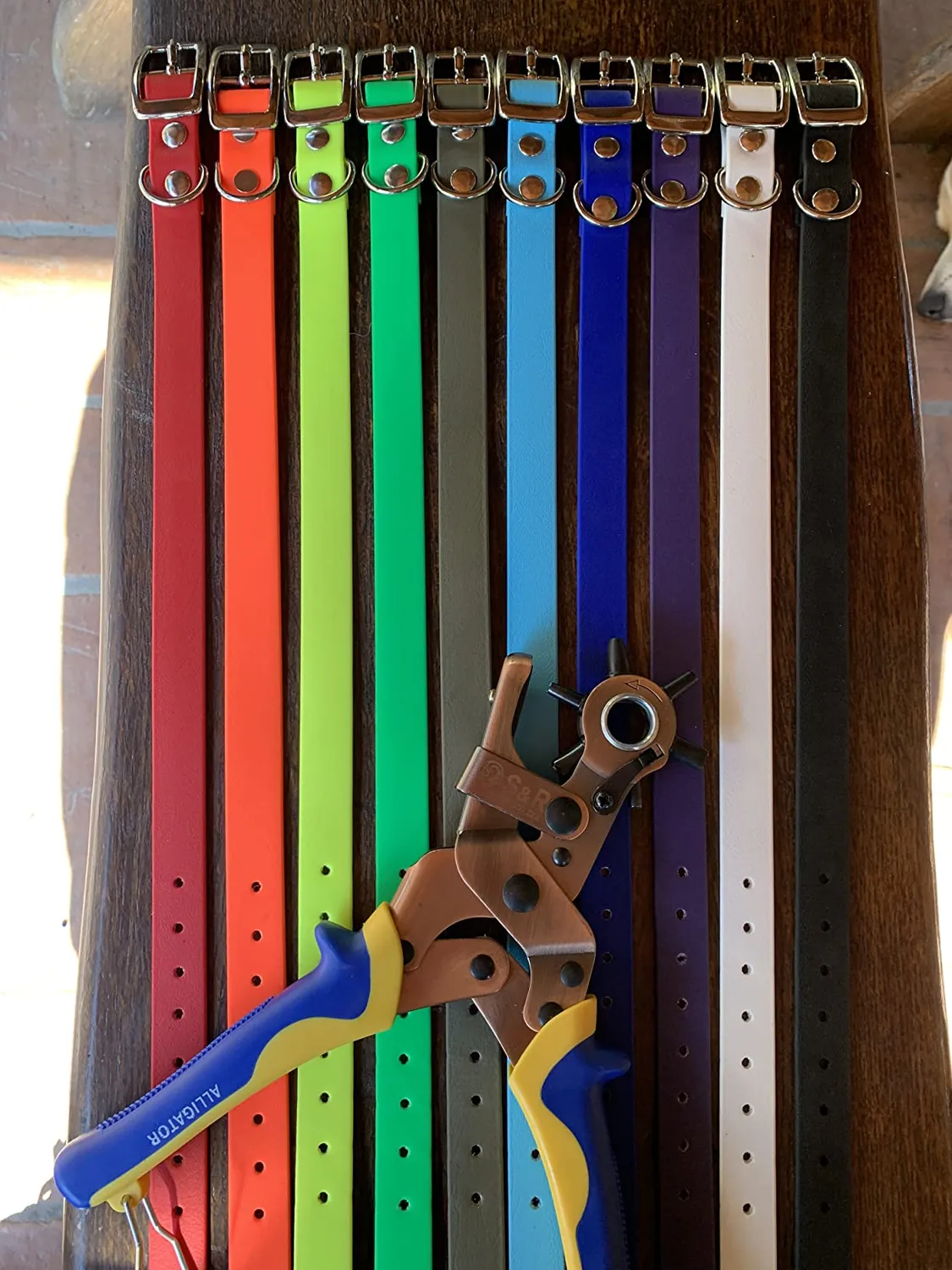 S&R pinza fustellatrice cuoio fori tondi ovali 250 mm