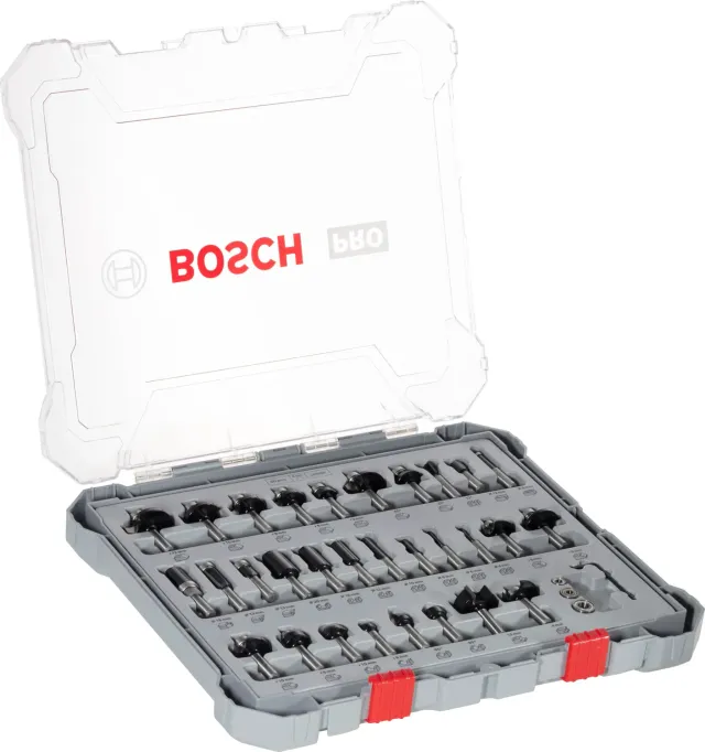 Bosch Expert 2607017475 frese legno 8 mm set 30 pz miste