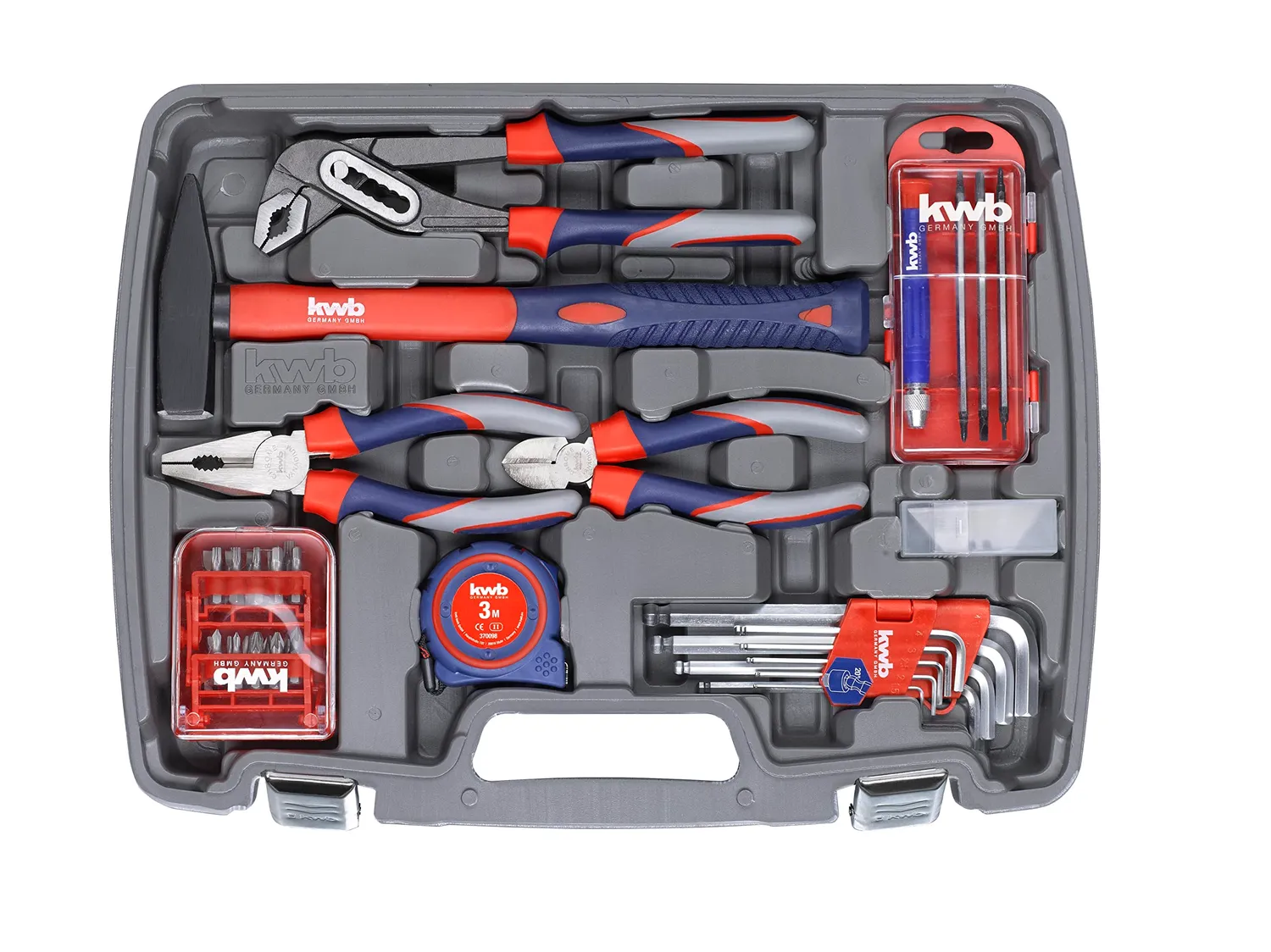 KWB 370730 valigetta utensili plastica 65 pezzi
