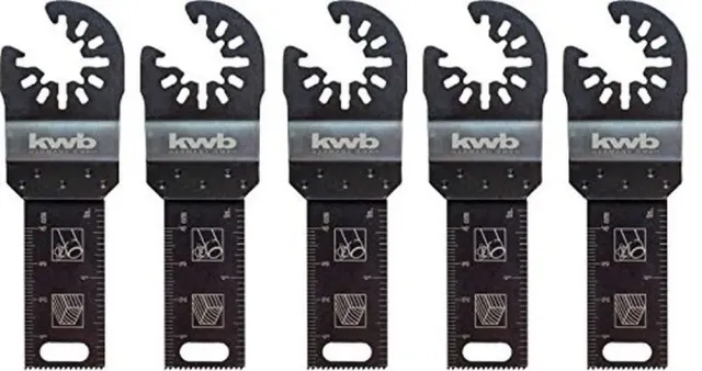 KWB AKKU-TOP lame multitool 22 mm 5 pz per legno