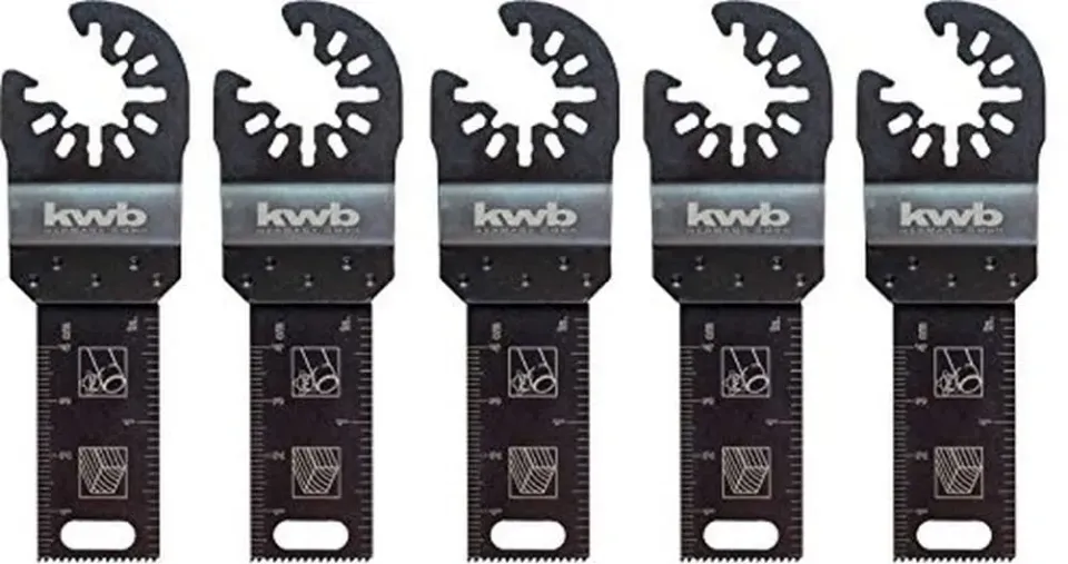 KWB AKKU-TOP lame multitool 22 mm 5 pz per legno