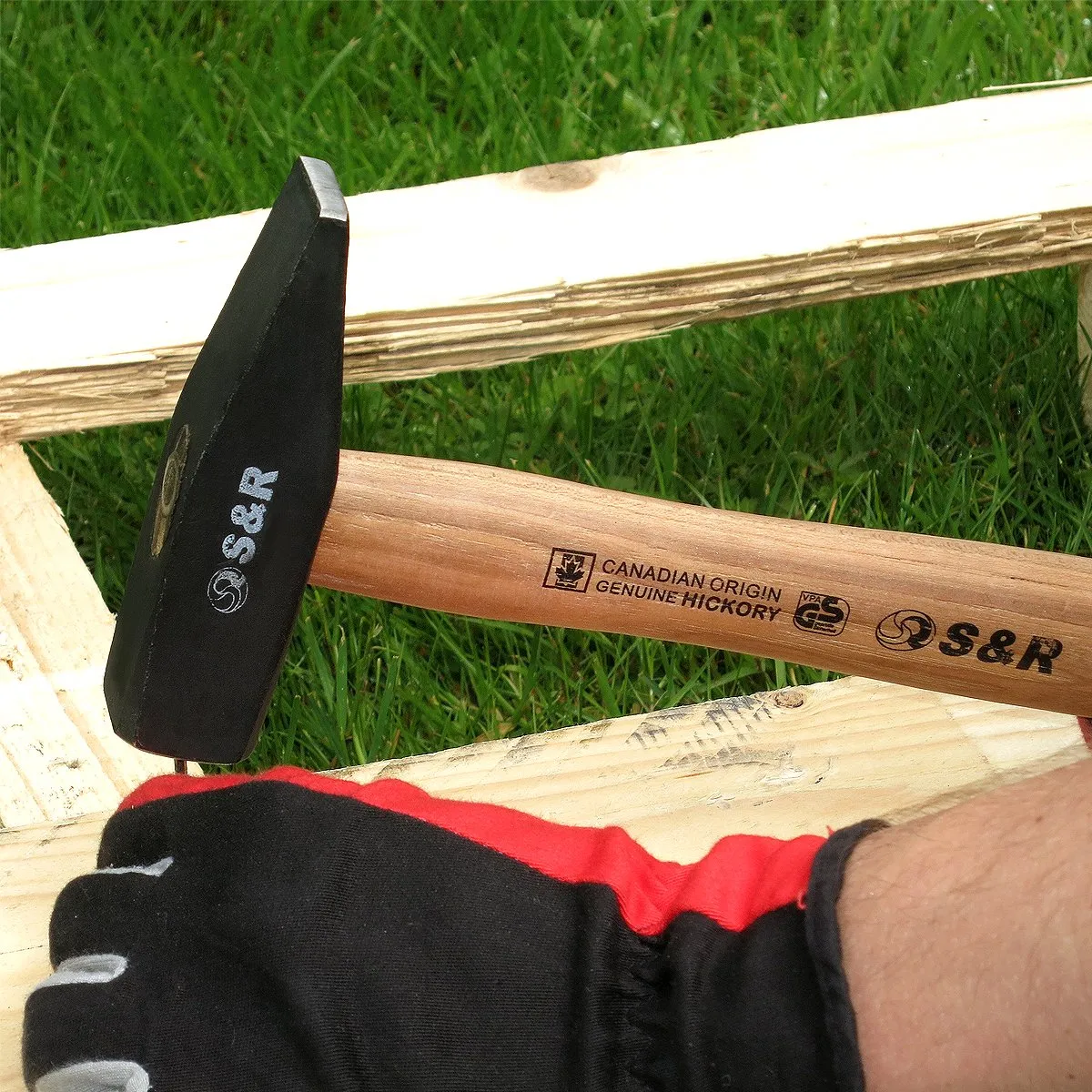 S&R Martello da fabbro tedesco 200 g manico hickory