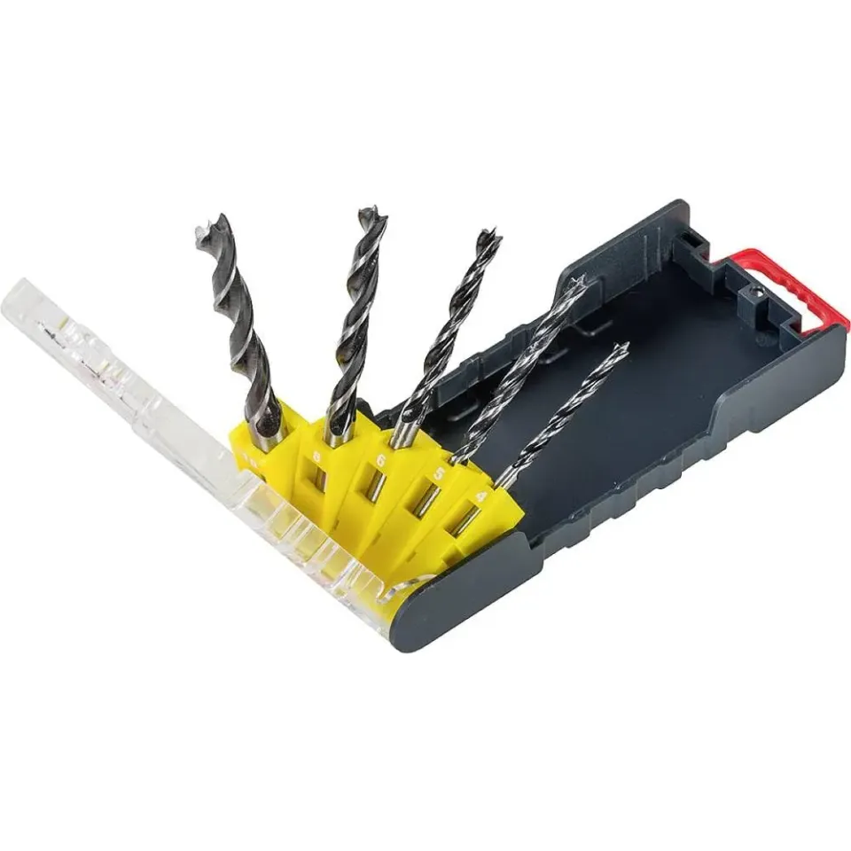 KWB PowerBox 109135 set punte legno 5 pezzi 4-10 mm