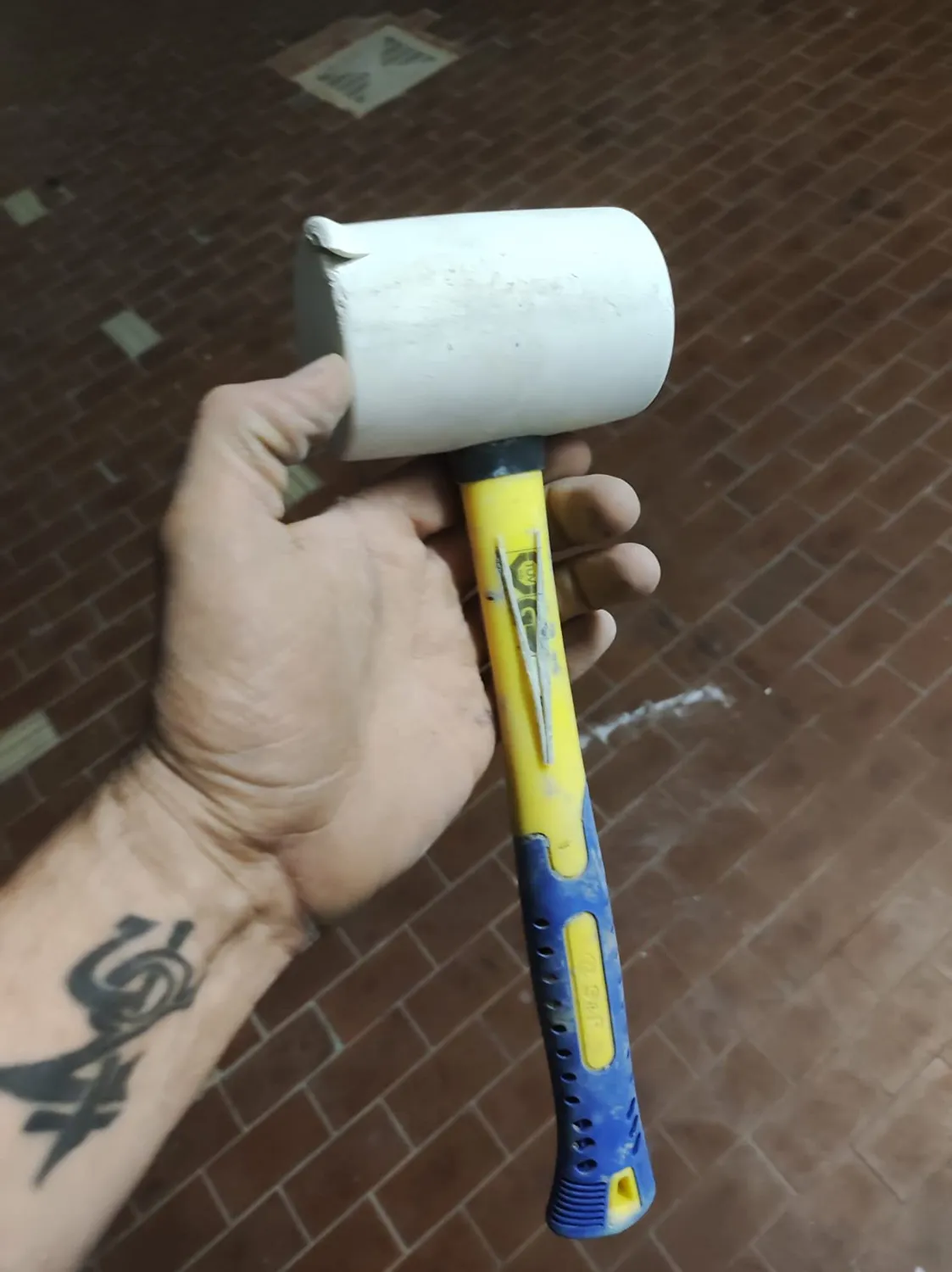 S&R Martello Gomma Bianca 55 mm 450 g Antimacchia
