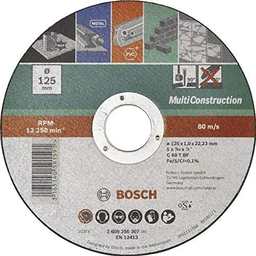 Bosch Expert Disco Taglio 125 mm Multiconstruction Inox Pietra