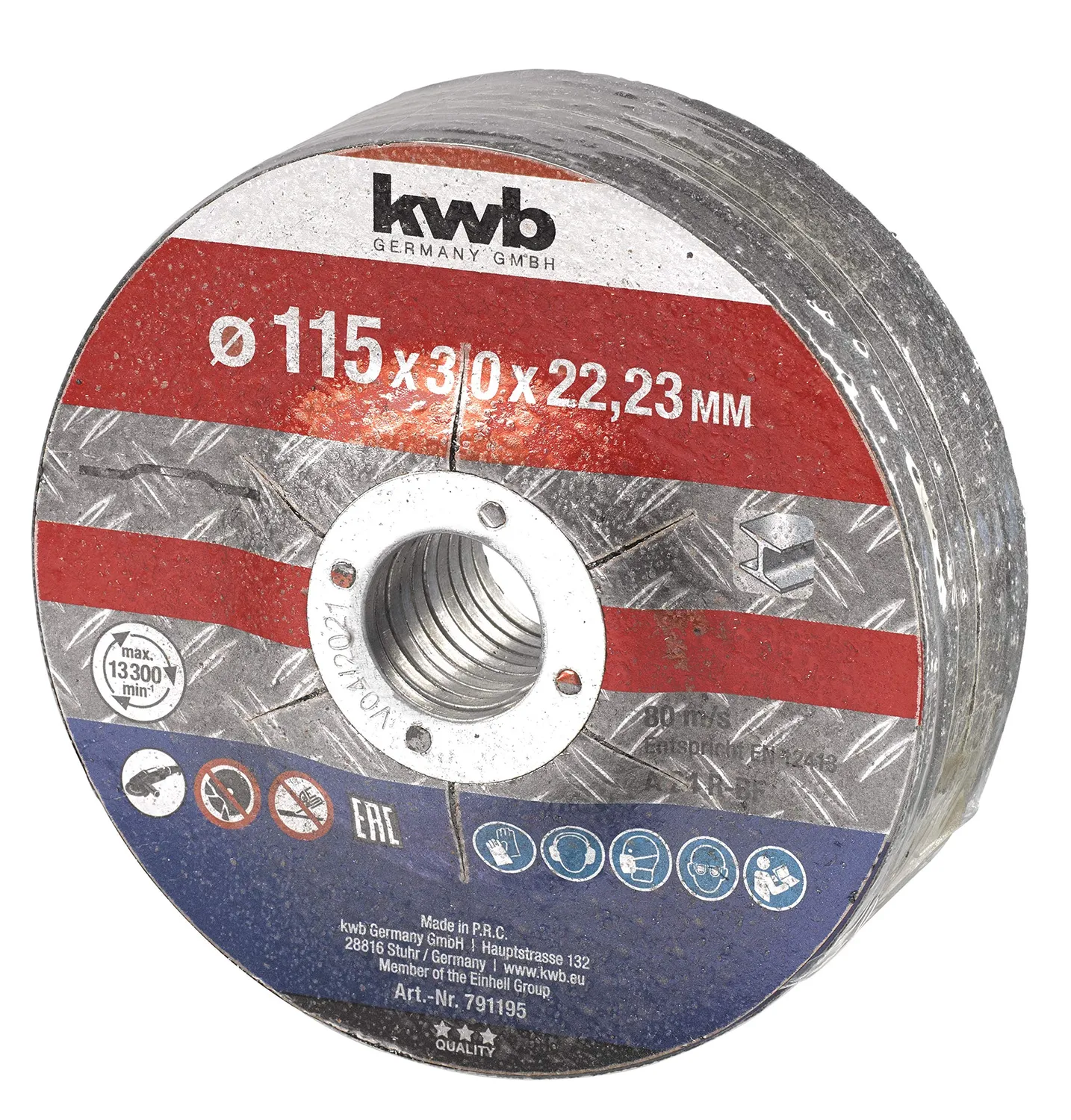 KWB Kraftixx 791195 dischi taglio metallo 115 10pz