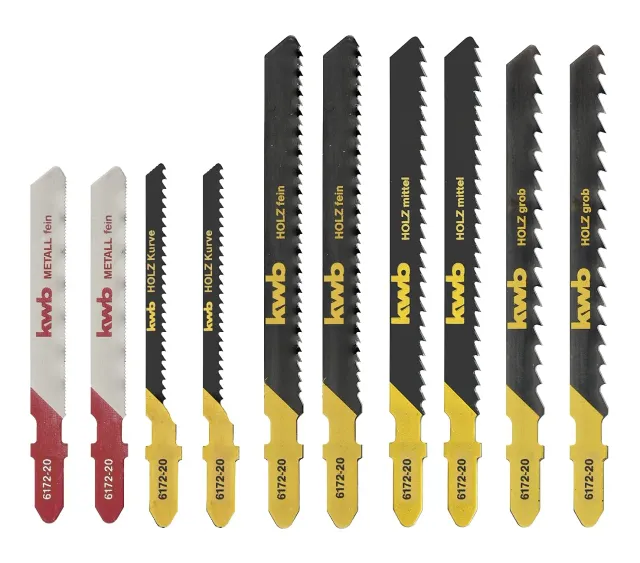 KWB lame seghetto alternativo attacco T 10 pezzi legno metallo