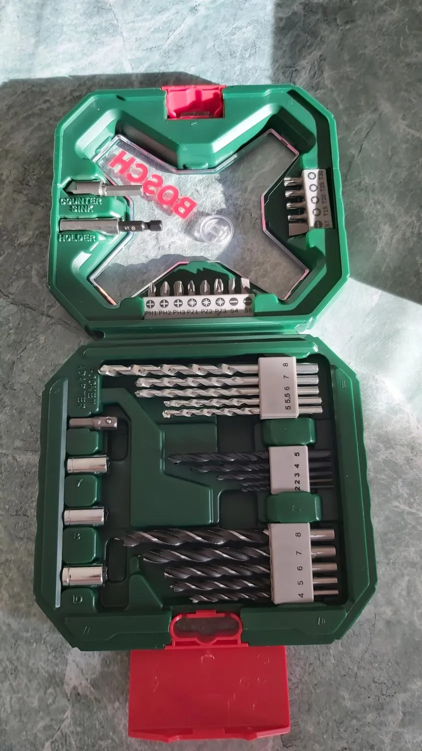 Bosch X-Line Set 34 Pezzi Punte e Bit Titanio