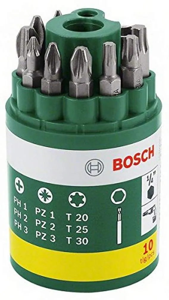 Bosch Expert 2607019454 barattolo inserti 10 pezzi PH-PZ