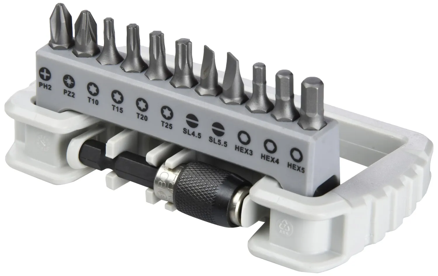 Bosch Expert Extra Hard Set Bit Avvitamento 12 Pezzi PH PZ HEX