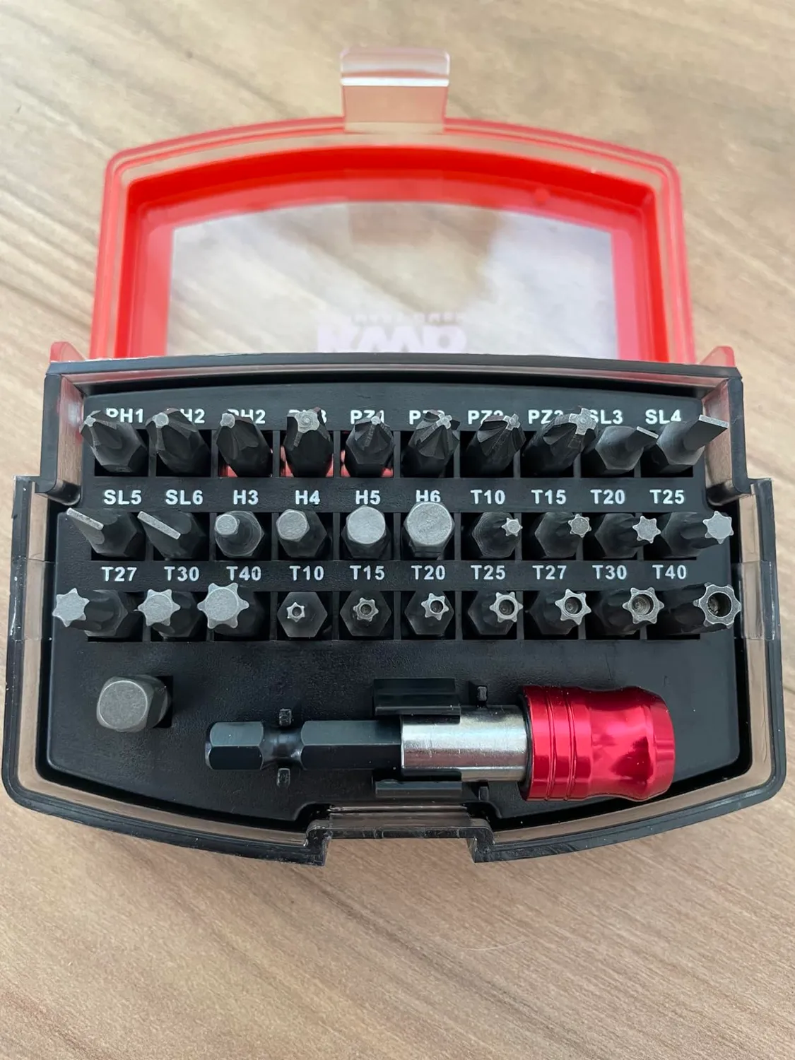 KWB 118490 set inserti 32 pezzi CrV magnetico