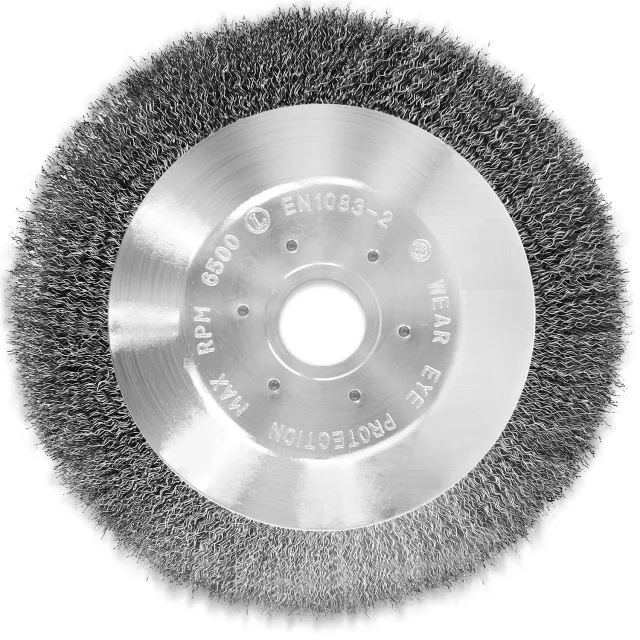 S&R Spazzola Erbacce Decespugliatore 200x25,4 mm Filo Acciaio