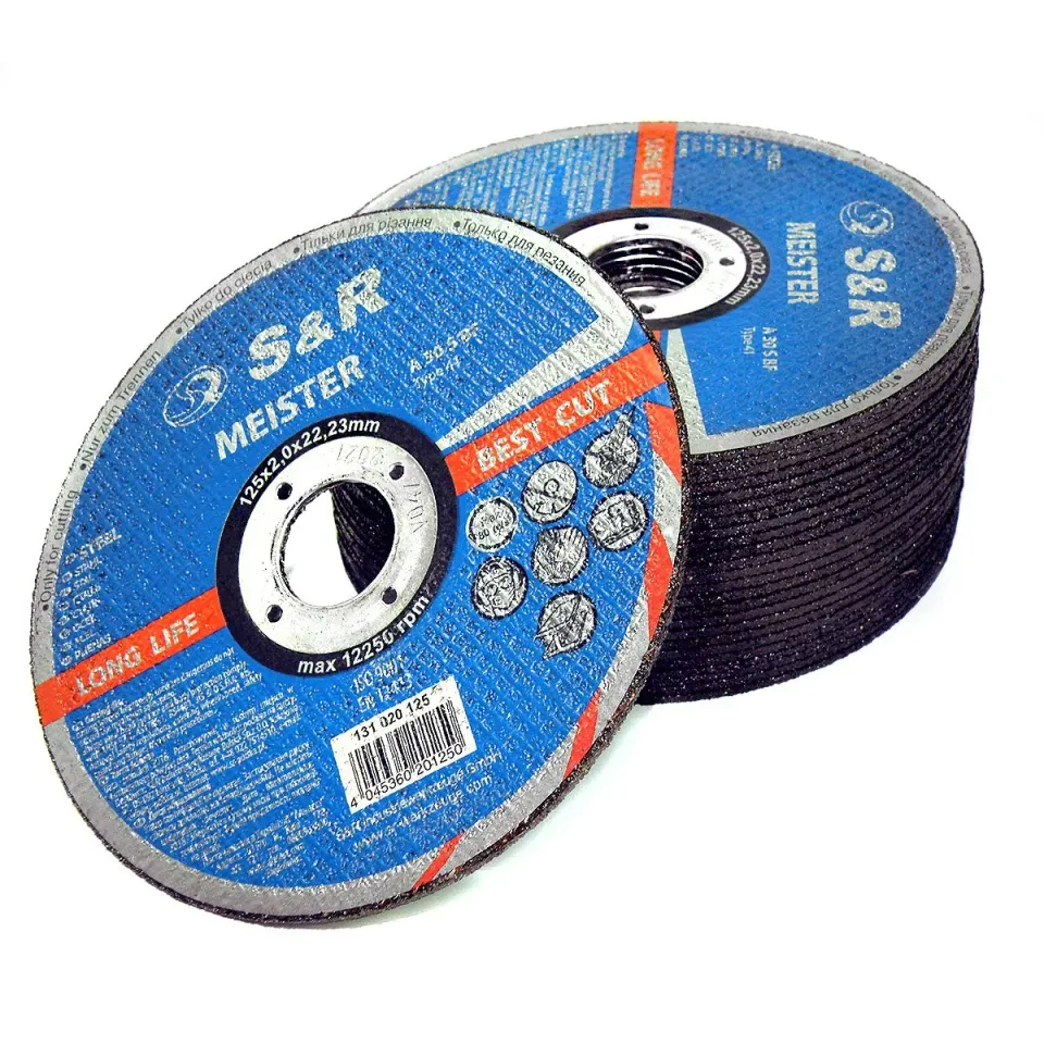 S&R dischi taglio metallo 125 mm 25pz spessore 2 mm inox