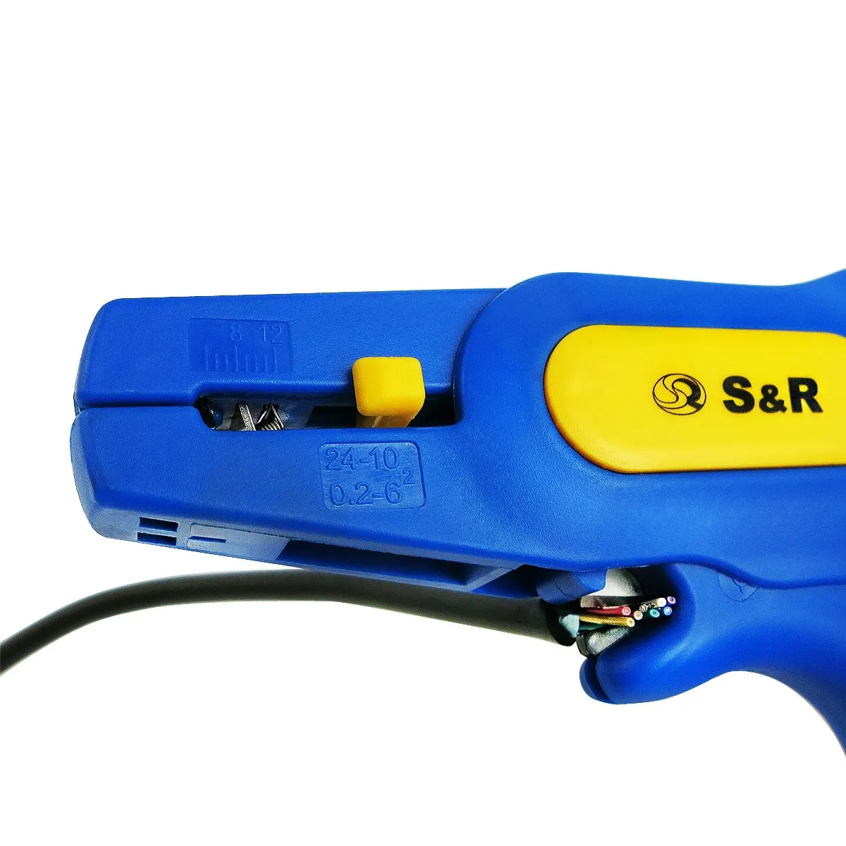 S&R pinza spelafili automatica 0,2-6 mm² per cavi elettrici