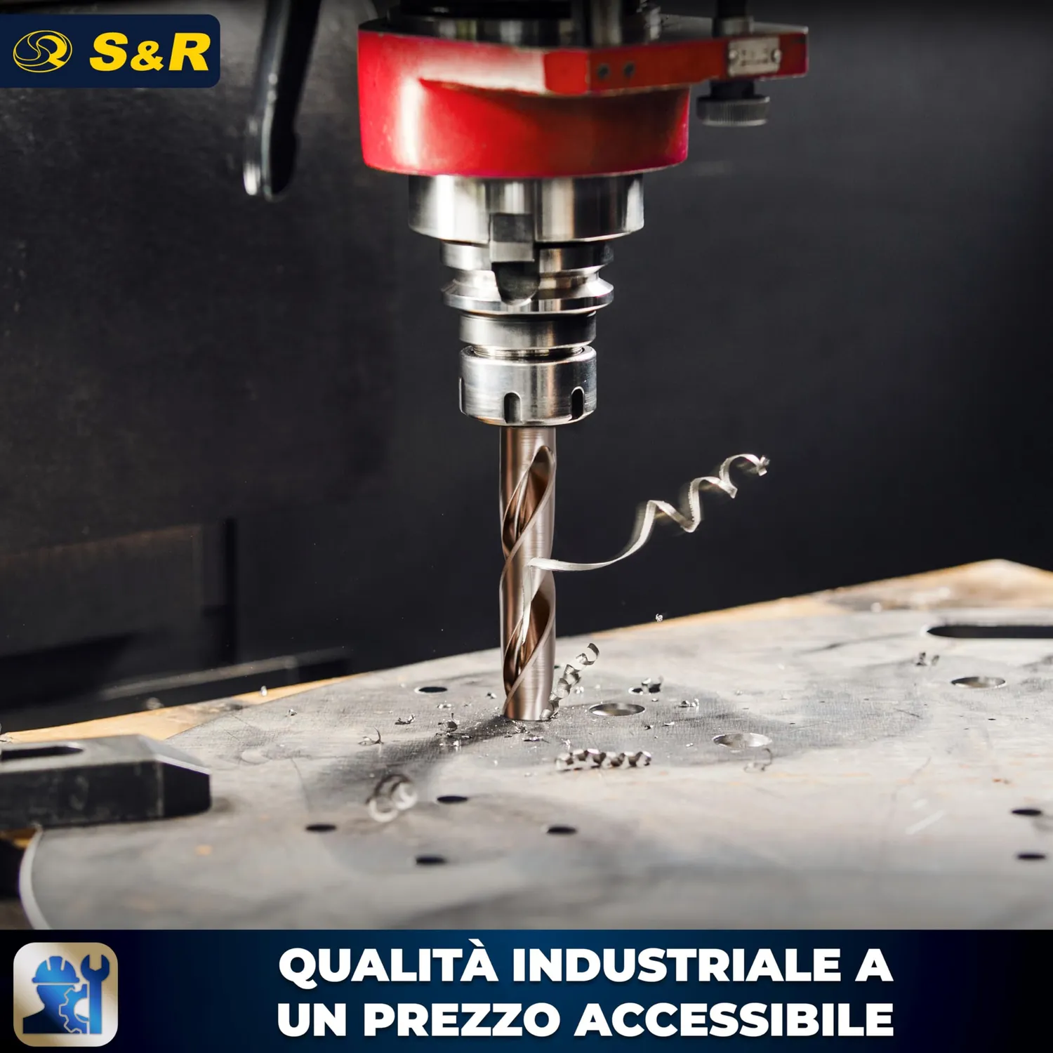 S&R Punte cobalto HSS 13pz 1,5-6,5mm inox scatola metallo