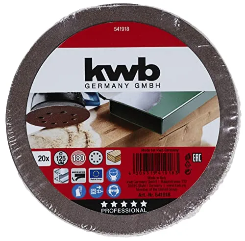 KWB 5419-18 dischi abrasivi Ø 125 mm forati