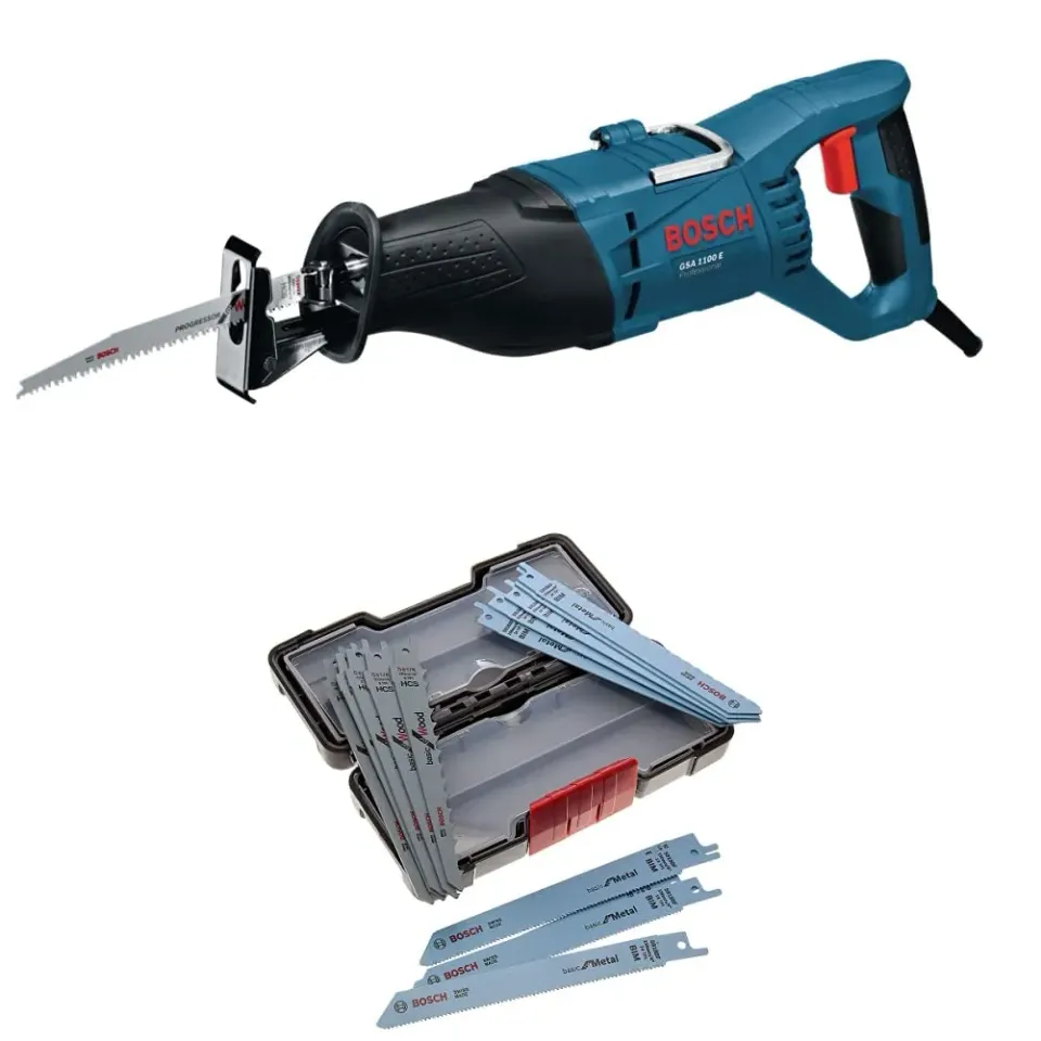 Bosch Professional Sega universale GSA 1100 E + lame 15pz