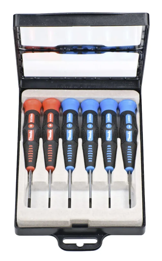 KWB 146100 set cacciaviti 6 pezzi in cassetta taglio croce