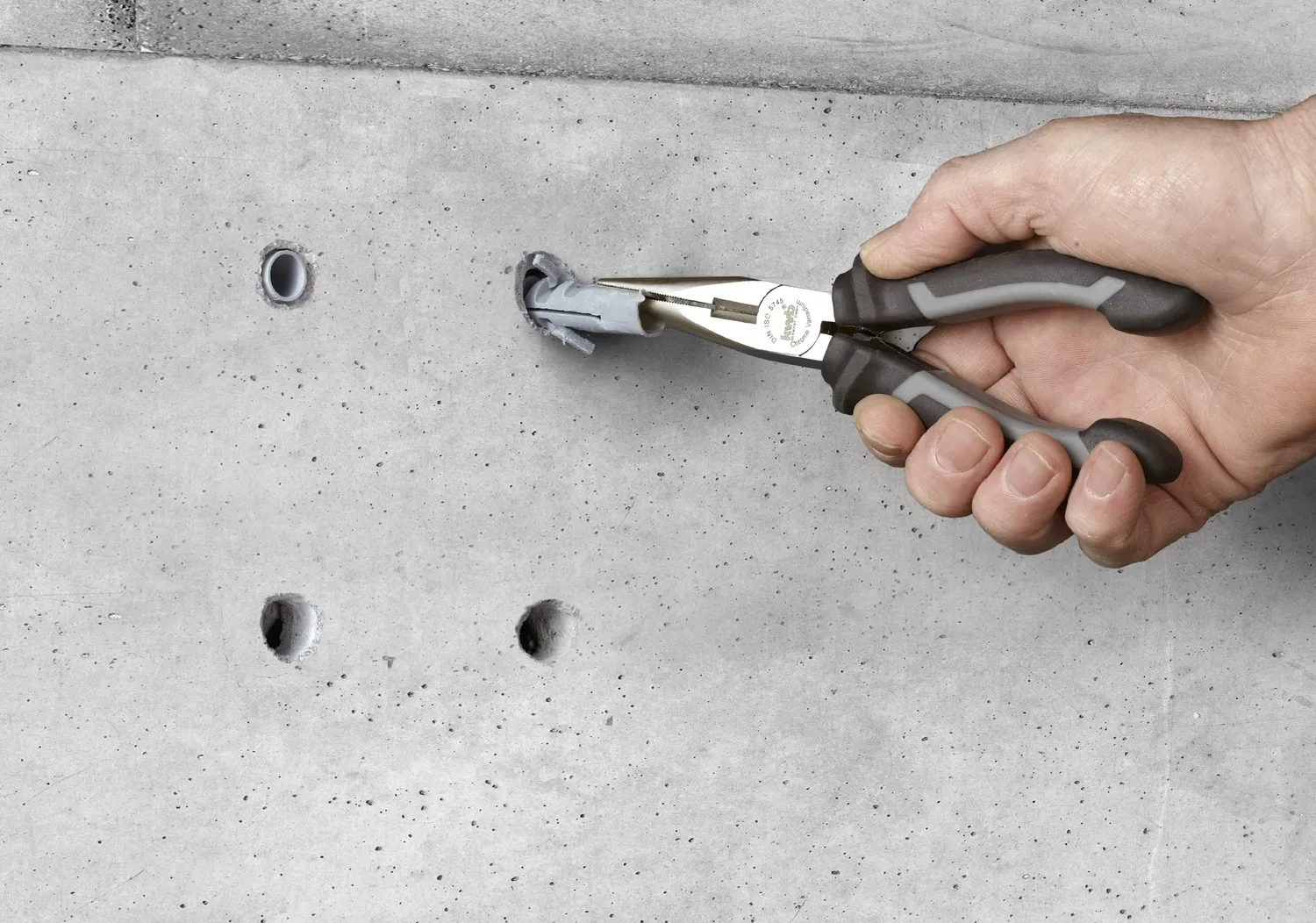 KWB 382110 pinza becchi piatti 145 mm diritta CV