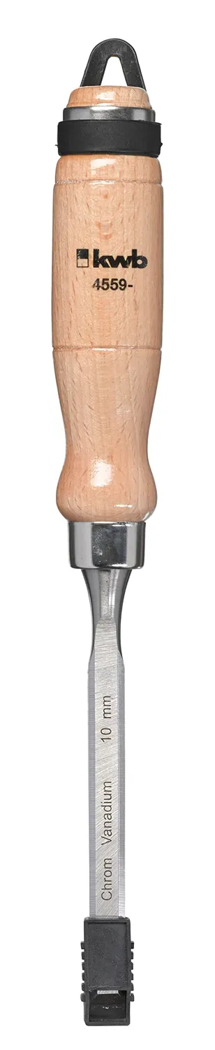 KWB 4559-10 scalpello per legno 10 mm acciaio CV