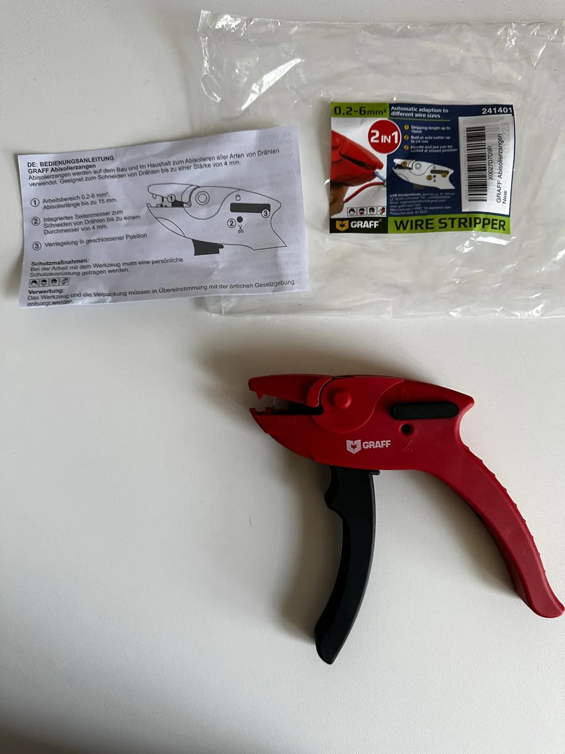Graff Pinza Spellafili 0,2-6 mm con Taglierina 4 mm