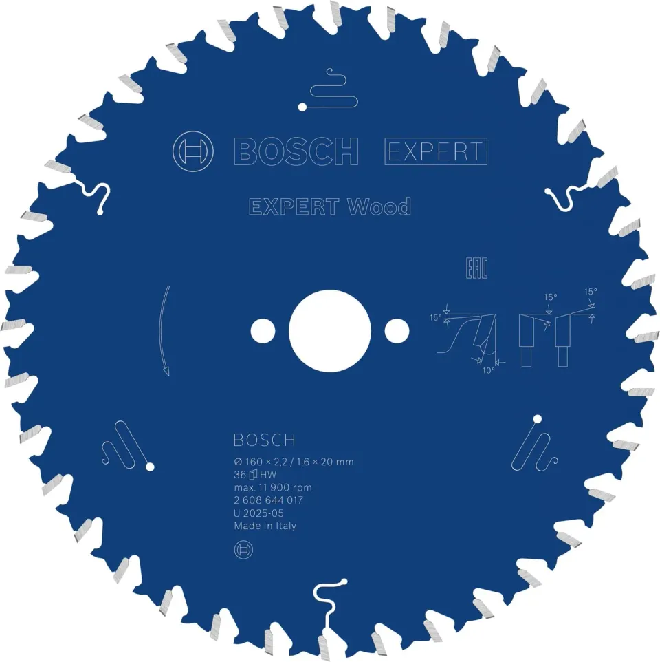 Bosch Expert Lama Circolare Legno 160x20 36 Denti