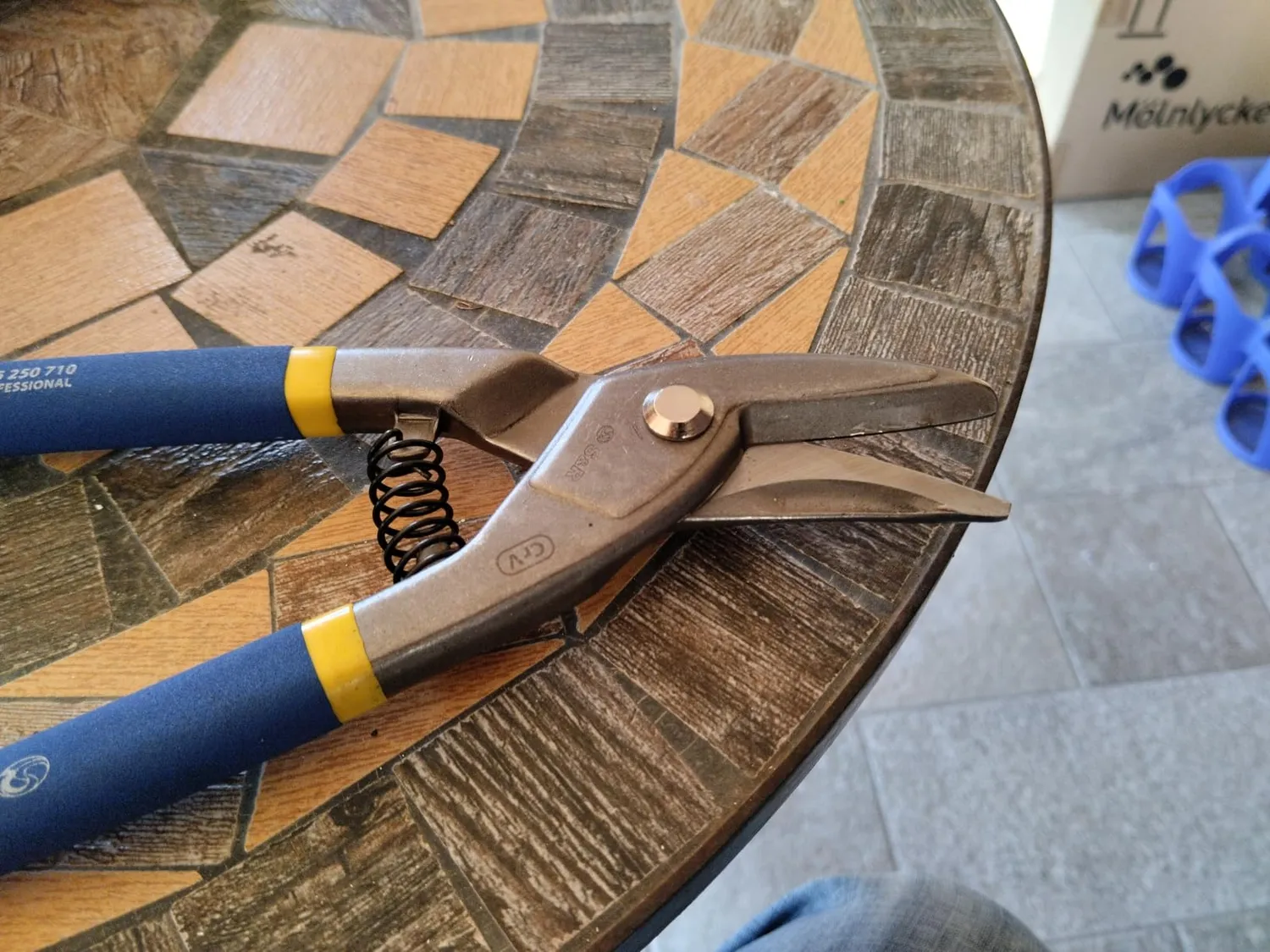 S&R Circular cesoie lamiera 250 mm dritta curva Cr-Mo