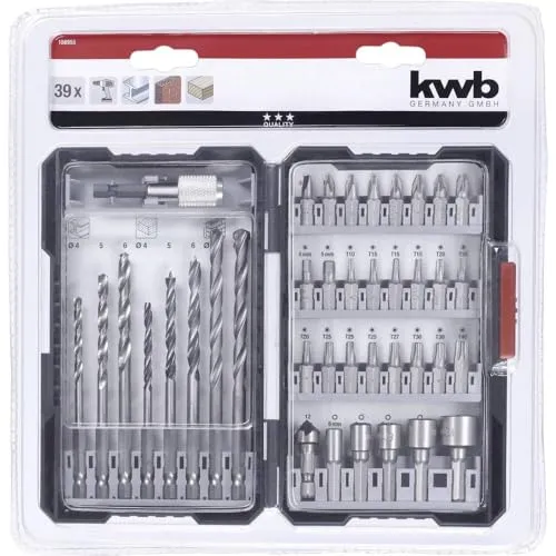KWB 108940 set punte e bit 33 pezzi per pietra